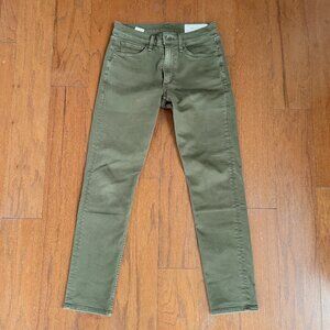 Rag & Bone Fit 2 Slim Jean in Forest, 28 x 30